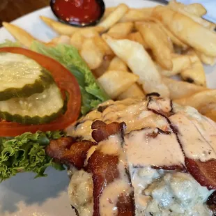 Bacon Blue Cheeseburger