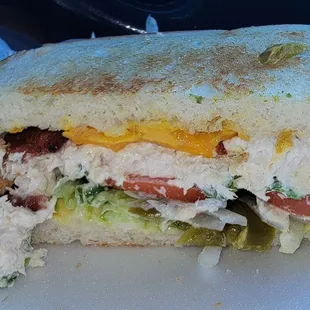 Tuna  on sourdough! Fantastic!