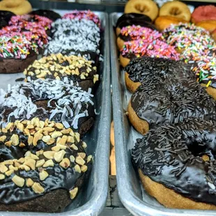 a variety of doughnuts
