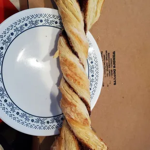 Puff pastry cinnamon twist