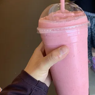 Their smoothies are huge! Super yummy