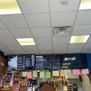 the inside of the store