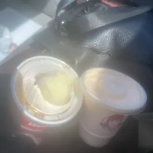 Cinnabon Bites and Small Frosty