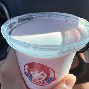 Strawberry frosty??? Not quite!