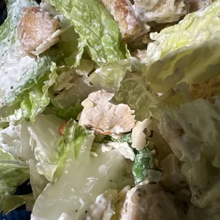 Chicken Caesar salad