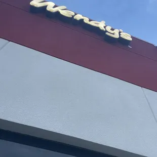 the sign on the side of the building