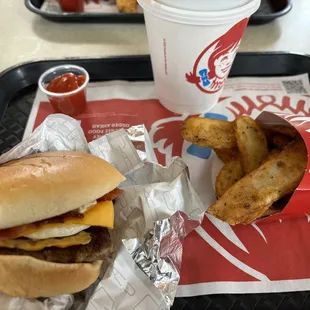 Breakfast Baconator Combo