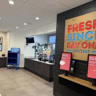 New dining room and kiosk&apos;s