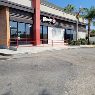 the front of the restaurant