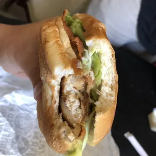 BLT avocado burger is good