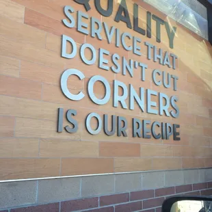 quality service that doesn't cut corners is our recipe