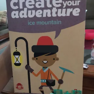 Happy meals at Wendy's so cute and totally appropriate for kids