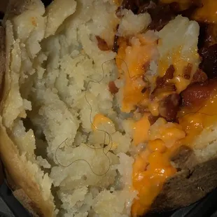 Hair in my baked potato