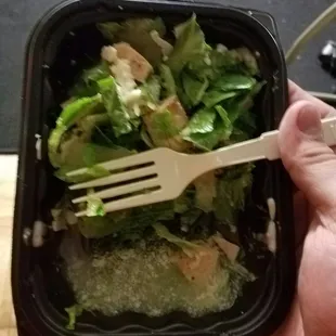 Salad w/ a lake
