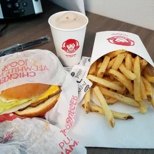 My order.. messed up Asked for no patty, patty.  Asked for no salt, salt. Asked for sweet and sour sauces, no sauces No napkins.. no nothing