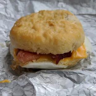 Bacon Egg &amp; Cheese Biscuit.