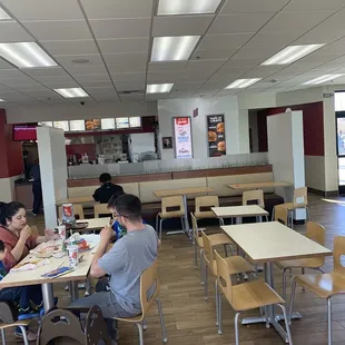 Much nicer now...and it's quiet with no blaring music.