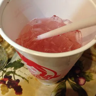 Yummy strawberry lemonade