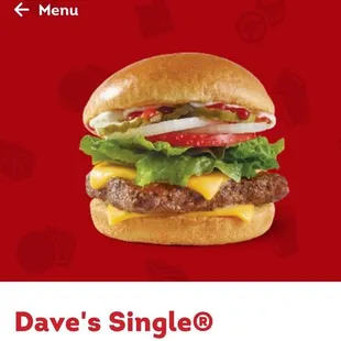 Menu showing 2 slices!