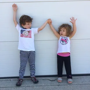 Happy gymnasts!