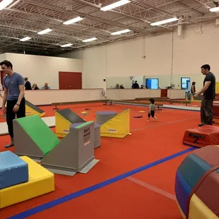 red gym space again.