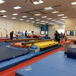 blue gym.