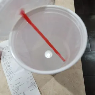 My large sprite without a single ice cube
