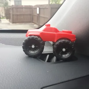 My Tonka truck! Kids meal requesr after being attacked...