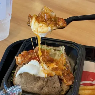 Sour Cream and Chive Baked Potato