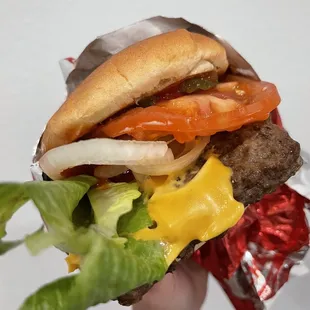 Probably one of the more basic fast food burgers out there, at a not so basic price. Dave's Single at $5.69...what do you think?