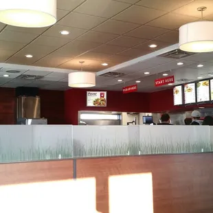 Newly remodeled interior