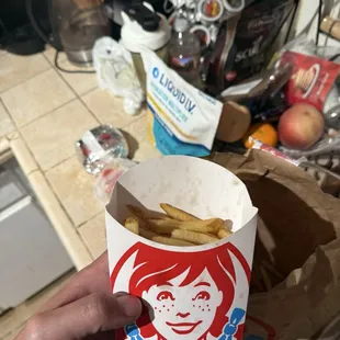 Did someone eat my fries or is this the portion you get???