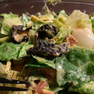 Southwest avocado salad(bacon burnt)