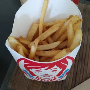 Large fries= small
