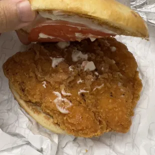 One slice of tomatoes, almost no mayo, and zero lettuce. This belongs on the dollar menu!