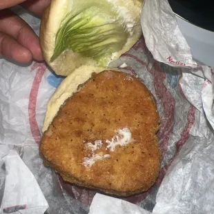 plain ass Spicy Chicken Sandwich