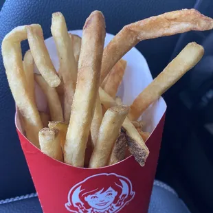 Nasty cold fries that were over cooked