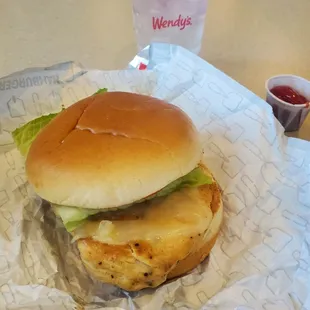 Grilled chicken sandwich