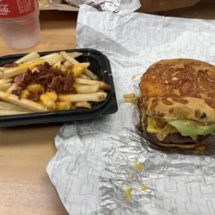 new Loaded Nacho Cheeseburger and Queso Fries