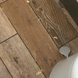 I guess people come in here and eat peanuts?