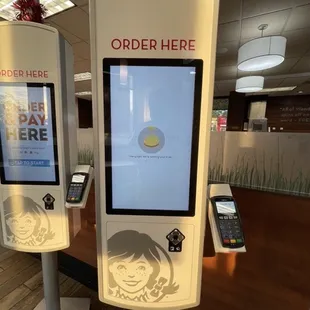 Order kiosk incredibly slow.  It sat on "We're sending your order" for about a minute. I could have ordered at the counter faster.