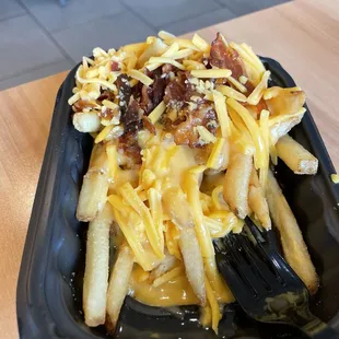 Baconator Fries were sloppy