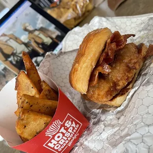 Maple Bacon Chicken Croissant Combo