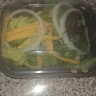 So called &quot;garden salad&quot; when joke .