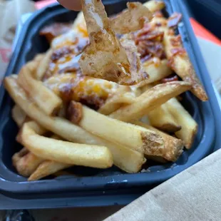Plastic in Pub Fries!!!!!