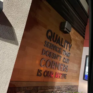 the quality service that doesn&apos;t fit corners is our best
