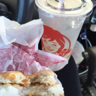 Fish combo with natural lemonade