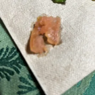 Diced tomatoes? Crap. Wilted and brown lettuce pieces throughout.