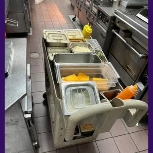 This was left out ALL night by late night crew members they just left there shift like this