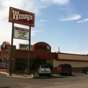 the front of the restaurant